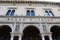 BERGAMO, ITALY - JULY 3, 2017: building of Bank of Italy Banca d`Italia in Viale Roma avenue in Bergamo, Italy