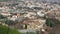 Bergamo, Italy. Landscape on the new city downtown from the old town located on the top of the hill