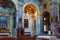 BERGAMO, ITALY - MAY 22, 2019: Interior in the Catholic Church of Sant Agata nel Carmine in Bergamo