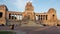 Bergamo, Italy. The monumental cemetery. It is the main cemetery of the city of Bergamo. View of the main entrance