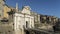 Bergamo, Italy. The old town. Landscape at the ancient gate Porta San Giacomo and the Venetian walls, an Unesco World Heritage