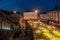 Bergamo old square at night