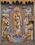 Bergamo - Relief of holy Mary and saints form church Chiesa del Carmine