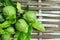 Bergamot fruit with leaf