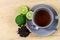 Bergamot tea or Earl Grey tea aroma drink for healthy.