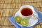 Bergamot tea or Earl Grey tea aroma drink for healthy.