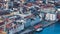 Bergen Havn aerial view, Norway