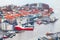 Bergen Havn, Norway. Aerial view