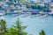 Bergen, Norway aerial marina view