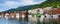 Bergen, Norway. View of historical buildings in Bryggen- Hanseatic wharf in Bergen, Norway. UNESCO World Heritage Site