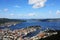 Bergen scandinavia View from above