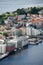 Bergen, view of the city from above