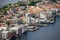 Bergen, view of the city from above