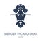 Berger Picard dog icon. Trendy flat vector Berger Picard dog icon on white background from dogs collection