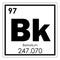 Berkelium chemical element