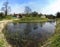 Berkhamsted castle panorama hertfordshire uk