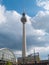 Berlin, Alexanderplatz train station and TV tower