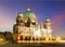 Berlin, Berliner dom at night