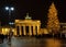 Berlin Brandenburg Gate christmas