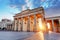 Berlin, Brandenburg gate, Germany