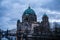 Berlin Cathedral, Berliner Dom, Illuminated in the Evening