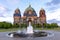 Berlin Cathedral Berliner Dom on Museum island at sunset, Germany