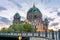 Berlin Cathedral Berliner Dom on Museum island at sunset, Germany