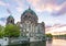 Berlin Cathedral Berliner Dom at sunset, Germany