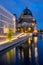 The Berlin Cathedral and the City Palace at night