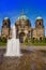 Berlin Cathedral fountain Berliner Dom Germany