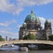 Berlin Cathedral. German Berliner Dom. A famous landmark on the Museum Island in Mitte,