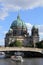 Berlin Cathedral. German Berliner Dom. A famous landmark on the Museum Island in Mitte,