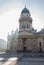 Berlin - The church Deutscher Dom on the Gendarmenmarkt square