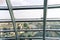 Berlin cityscape from inside Reichstag dome