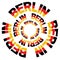 Berlin flag text circles