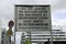 Berlin, Germany - 6/21/15: a closeup of Checkpoint Charlie, the best-known Berlin Wall crossing point between East Berlin and West