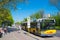 Berlin Germany - April 22. 2018: Public transportation city bus in city of Berlin