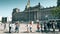 BERLIN, GERMANY - APRIL 30, 2018. Tourists in line to enter the Reichstag or Deutscher Bundestag building