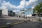 Berlin, Germany - August 11 , 2021 - view of streets in the area of the Reich Parliament Building in Berlin