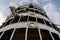 BERLIN, GERMANY, AUGUST 29, 2009: Detail view of the tower at former NSA listening station on the top of Teufelsberg.