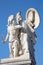 BERLIN, GERMANY, FEBRUARY - 13, 2017: The sculpture on the Schlossbruecke - Athena protects the young hero