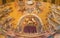 BERLIN, GERMANY, FEBRUARY - 14, 2017: The Fresco of The Lab of God in main apse of Herz Jesus church