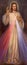 BERLIN, GERMANY, FEBRUARY - 15, 2017: The painting of traditional Divine Mercy of Jesus in St. John the Baptist church