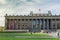 BERLIN, GERMANY - July 28, 2018: Scenic view of the front garden, Lustgarten, of the Altes Museum at the Museumsinsel