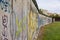 Berlin, Germany - June 29, 2022: Teh Berlin Wall Memorial at the Bernauer Strasse. The last remnants of the structure that once