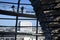 Berlin, Germany - November 02, 2022: View from the dome of the Bundestag on the CharitÃ© Hospital.  Campus CharitÃ© Mitte CCM