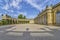Berlin, Germany, Potsdam Castle Sanssouci photographed at the rear