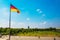 Berlin, Germany: The Reichstag -Bundestag- building in Berlin, Germany with the German flag. A famous landmark and travel