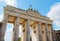 Berlin Germany view Brandenburg gate