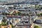 Berlin Germany View from the TV tower of Berlin on the sky line of the city, to see is the city infrastructure, the blocks, the st